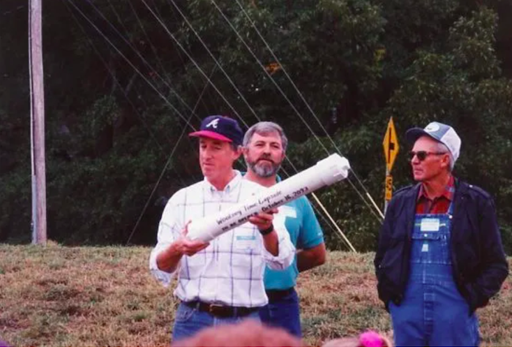 Time Capsule at the Woolsey Centennial Celebration in 1993.
