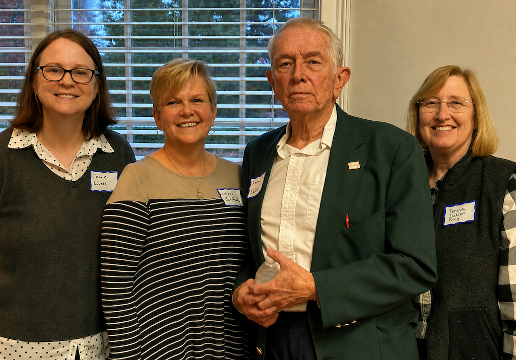 The four descendants of Dr. Woolsey attending the first preservation meeting in November 2019