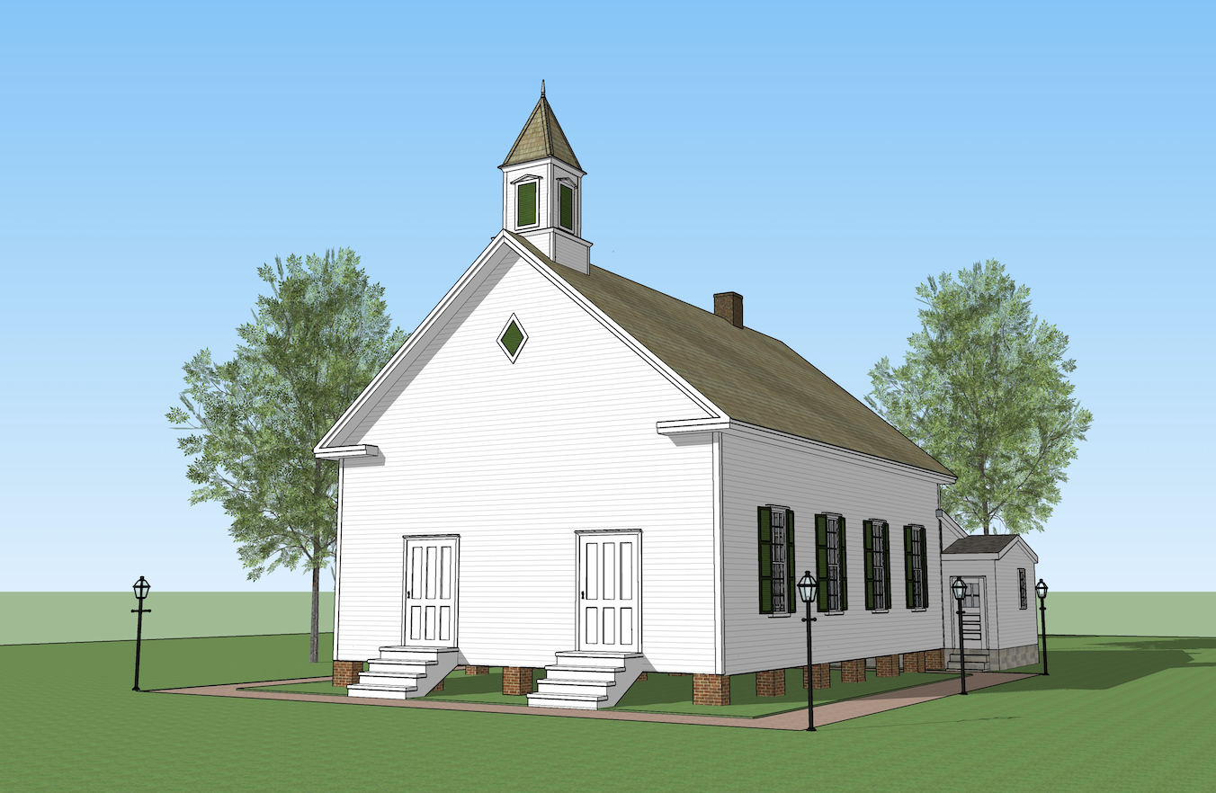 Historic Woolsey Church Rendering