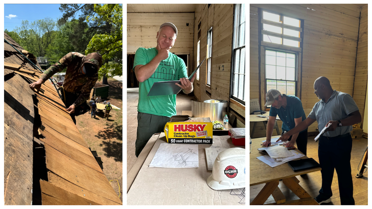 Restoration Team at Historic Woolsey Church