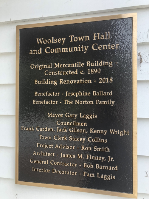 Woolsey Town Hall Photo by Gary Laggis ©2019