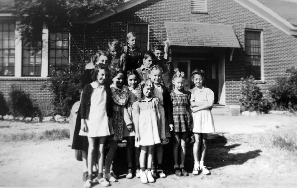 Group photo of Woolsey School students. From the Bobby Jackson Collection Group photo of Woolsey School students. From the Bobby Jackson Collection