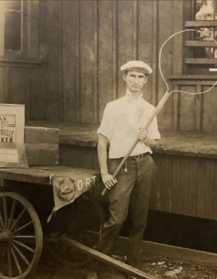Train Depot Agent Charles Thomas Woolsey. Courtesy of Teresa Roby Train Depot Agent Charles Thomas Woolsey. Courtesy of Teresa Roby