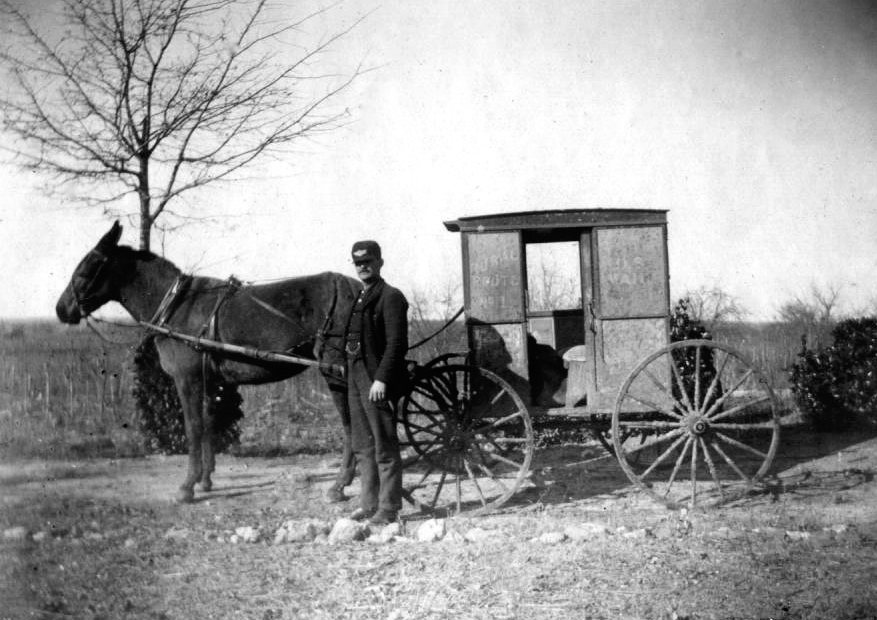 John Morgan McLean Woolsey Mail Wagon. From the Linda Blum-Barton Collection John Morgan McLean Woolsey Mail Wagon. From the Linda Blum-Barton Collection