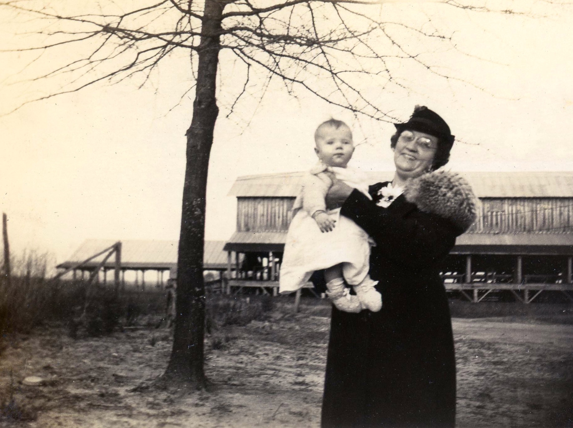 Mary Jane Sams with grandmother. From the Bobby Jackson Collection Mary Jane Sams with grandmother. From the Bobby Jackson Collection