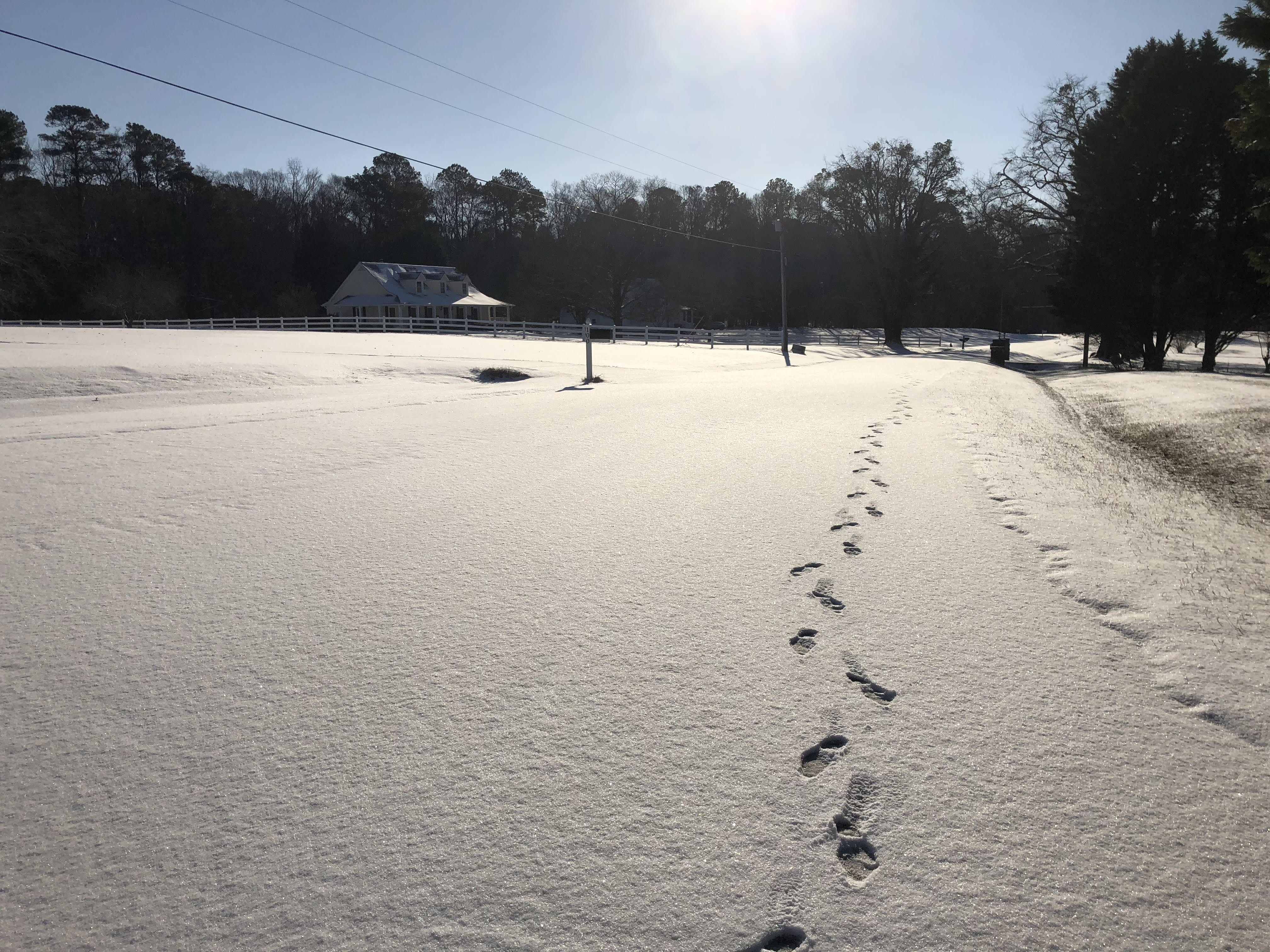 Snow in Woolsey! Photo by Gary Laggis Snow in Woolsey! Photo by Gary Laggis
